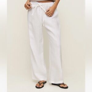 REFORMATION OLINA LINEN PANTS